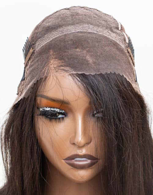 Clearance - 13x6“ Lace Front Wig Malaysian Hair 180% Density - 12" Silky Size 1 - MTY-886