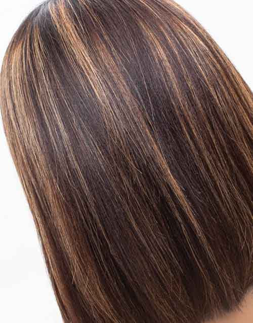 Ausverkauf - 13x6“ Lace Front Perücke indisches Haar - 10" Yaki Größe 1 - MTY-898