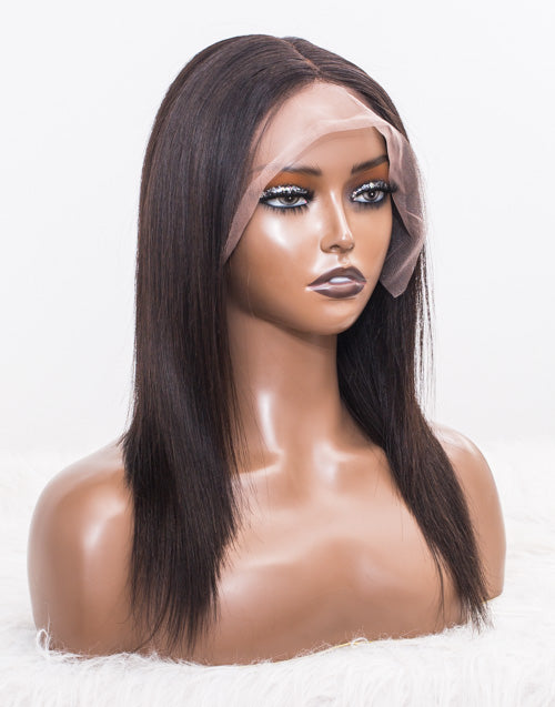 Clearance - 13x1 T Wig Indian Hair - 12" Silky Size 1 - MTY-87