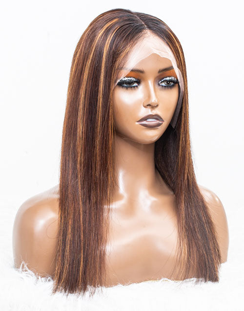 Clearance - 13x6" Lace Front Wig Indian Hair - 16" Silky Size 1 - MTY-826