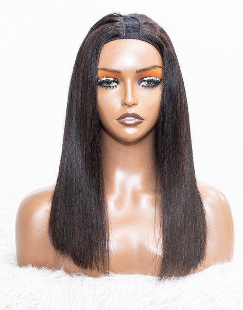 Clearance - U-Part Wig Malaysian Hair - 16" Silky Size 1 - MTY-939