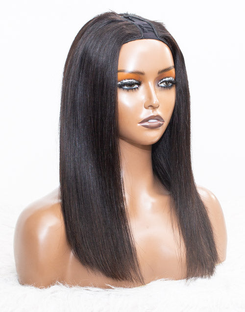 Clearance - U-Part Wig Malaysian Hair - 16" Silky Size 1 - MTY-939