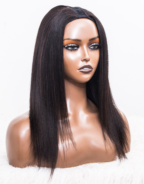 Clearance - U Part Wig Malaysian Hair - 14" Yaki Size 2 - MTY-132