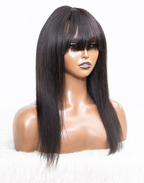 Clearance - Scalp Top Wig Indian Hair - 14" Silky Size 1 - MCY-09