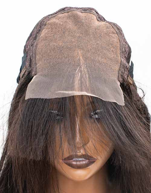 Clearance - 4x4" Closure Wig Indian Hair - 12" Silky Size Average - MTY-942