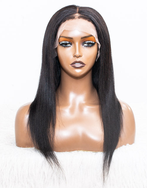 Clearance - 13x6" Lace Front Wig Indian Hair - 14" Yaki Size 2 - MTY-958