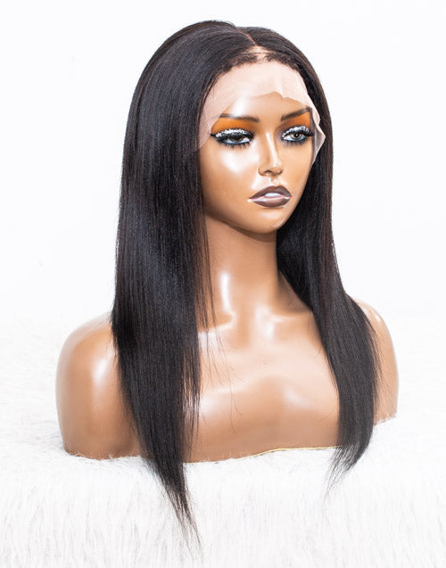 Clearance - 13x6" Lace Front Wig Indian Hair - 14" Yaki Size 2 - MTY-958