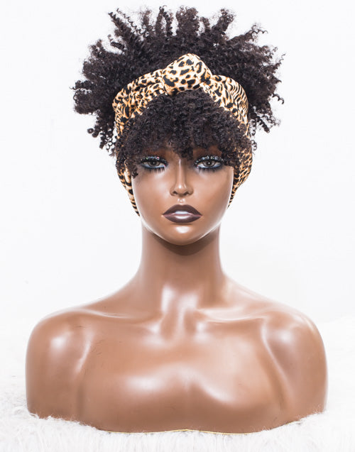 Clearance - Pineapple Headband Wig Glueless No Lace Malaysian Hair Wig - MH-683