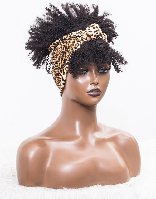 Clearance - Pineapple Headband Wig Glueless No Lace Malaysian Hair Wig - MH-683