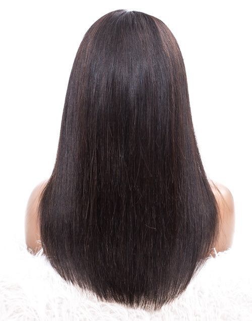 Clearance - 5x5 Closure Wig Malaysian Hair - 16" Silky Size 1 - MTY-411