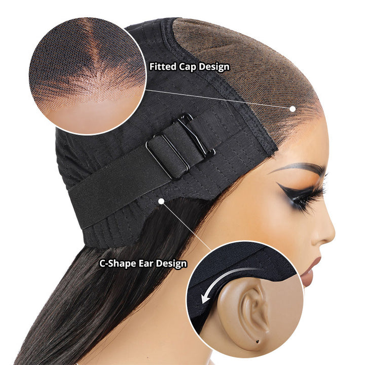 Deep Wave Curly Wig Free Parting Wear & Go Glueless Wig - CPK004