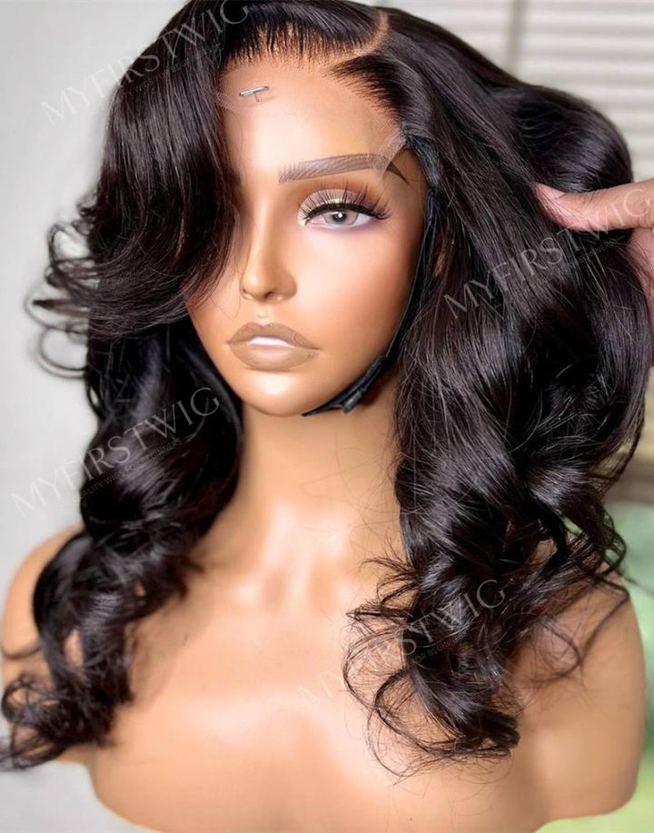 14-24 Inch Malaysian HD Swiss Lace Knotless 5x5 Wear & Go Glueless Wig - HSK001