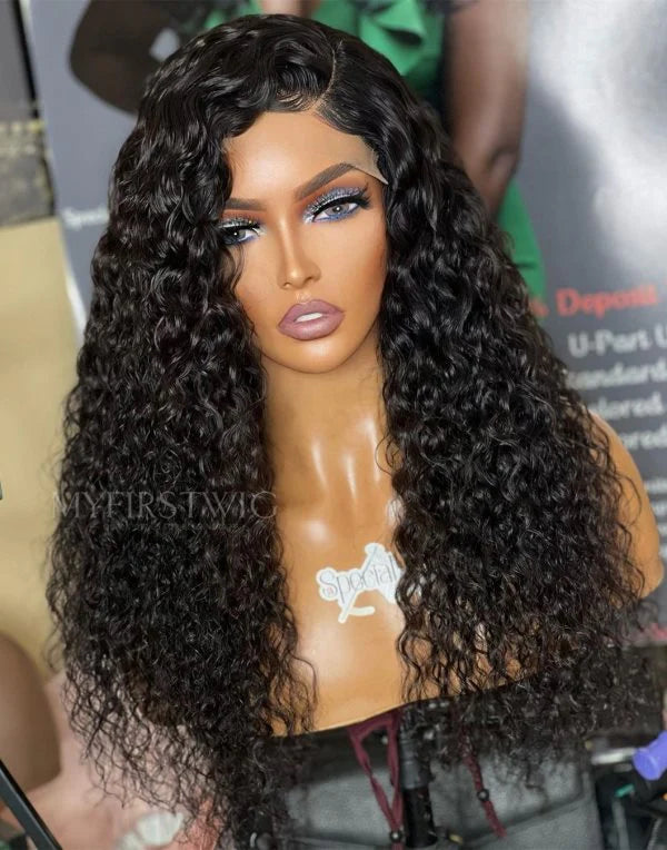 7x5 Freier Scheitel Pre Max Wear &amp; Go kleberlose Perücke - gewellter Pony mit austauschbarem Pony - PM009