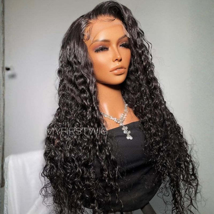 C-Shape Ear Fit 7x5" Wear & Go Glueless Wig 180% Density - Long Curly - PM049