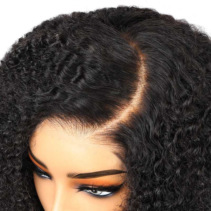 Deep Wave Curly Wig Free Parting Wear & Go Glueless Wig - CPK004