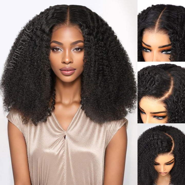 Deep Wave Curly Wig Free Parting Wear & Go Glueless Wig - CPK004