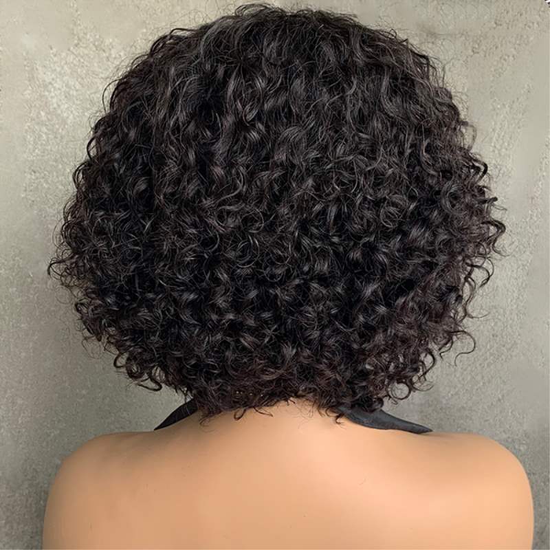 12 Zoll Bob mit Pony Perücke HD Lace Wear &amp; Go kleberlose Perücke - CLB012