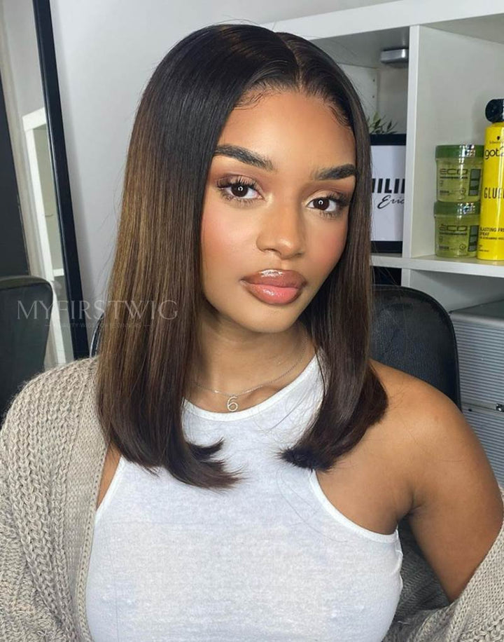 Ombre Brown Bob HD Lace Wear & Go Glueless Wig - CLB029
