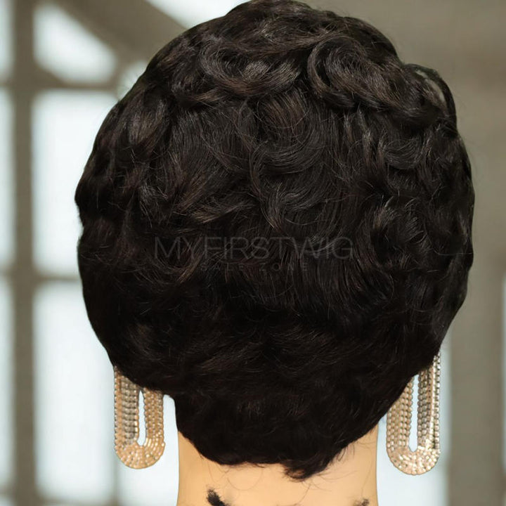 12 Zoll Bob mit Pony Perücke HD Lace Wear &amp; Go kleberlose Perücke - CLB012