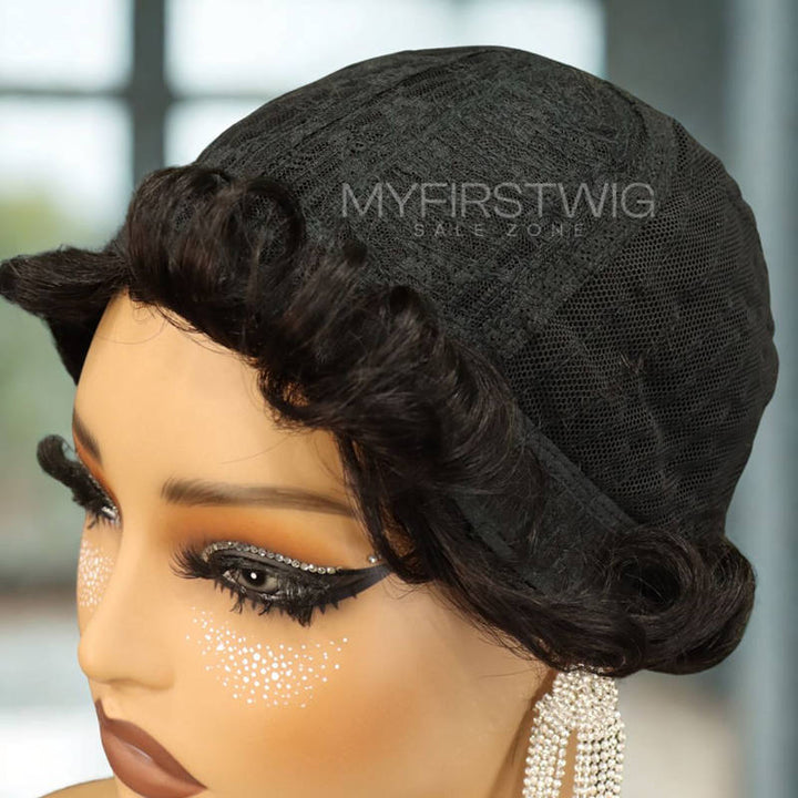 12 Zoll Bob mit Pony Perücke HD Lace Wear &amp; Go kleberlose Perücke - CLB012