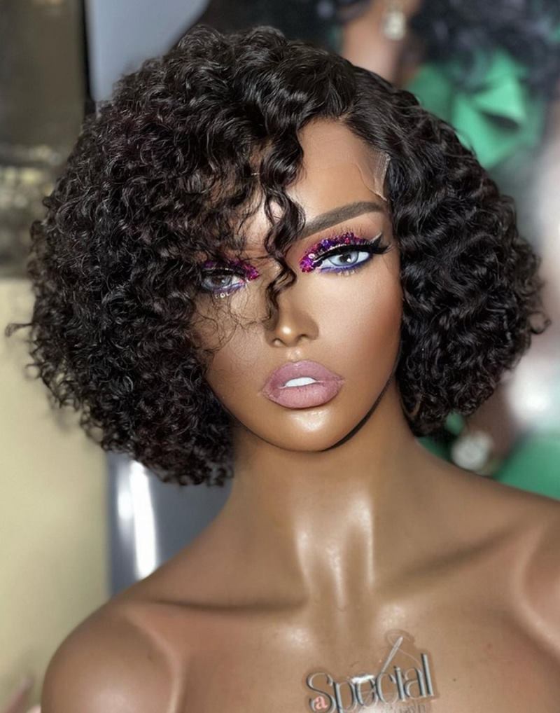 Pixie Short Deep Wave Curly HD Lace Wear & Go Glueless Wig - CLC002