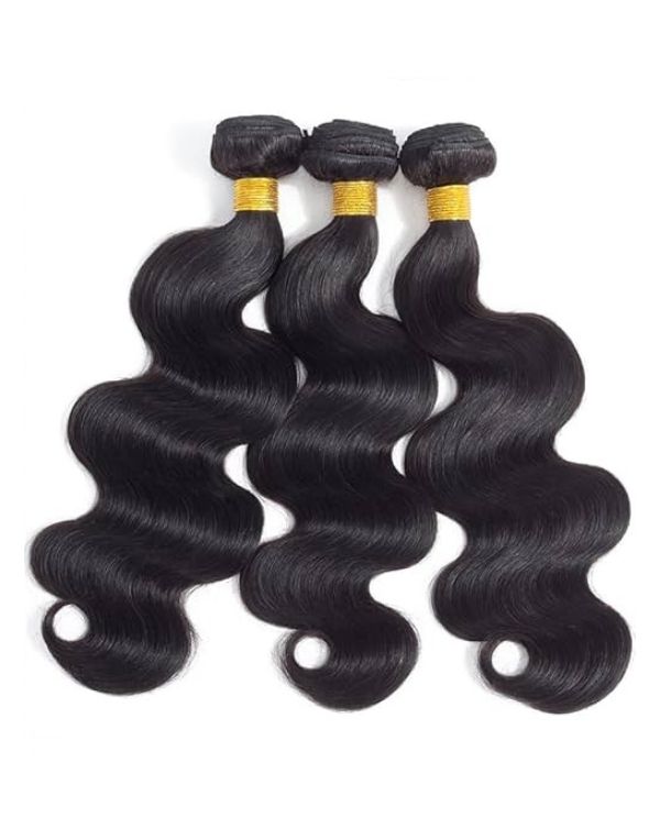 Bundles with Closure Deal - Body Weave Human Hair 3 Bundles with 5×5 HD Lace Closure - BCD002