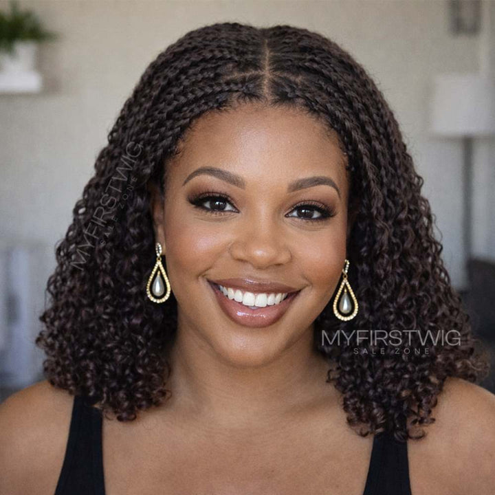 12 Zoll Bob mit Pony Perücke HD Lace Wear &amp; Go kleberlose Perücke - CLB012