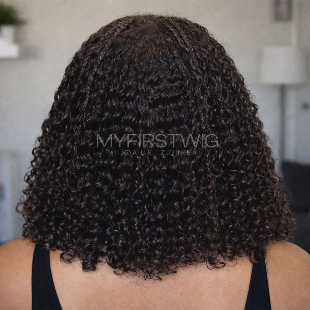 12 Zoll Bob mit Pony Perücke HD Lace Wear &amp; Go kleberlose Perücke - CLB012