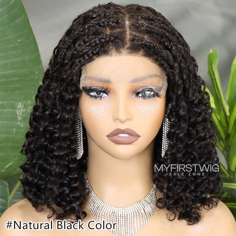 12 Zoll Bob mit Pony Perücke HD Lace Wear &amp; Go kleberlose Perücke - CLB012