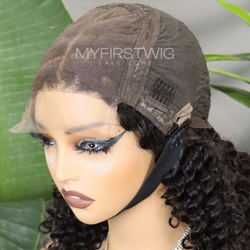 12 Zoll Bob mit Pony Perücke HD Lace Wear &amp; Go kleberlose Perücke - CLB012