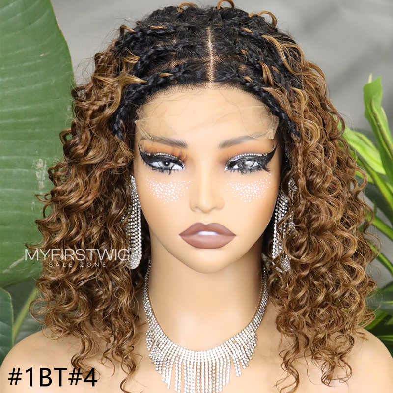 12 Zoll Bob mit Pony Perücke HD Lace Wear &amp; Go kleberlose Perücke - CLB012