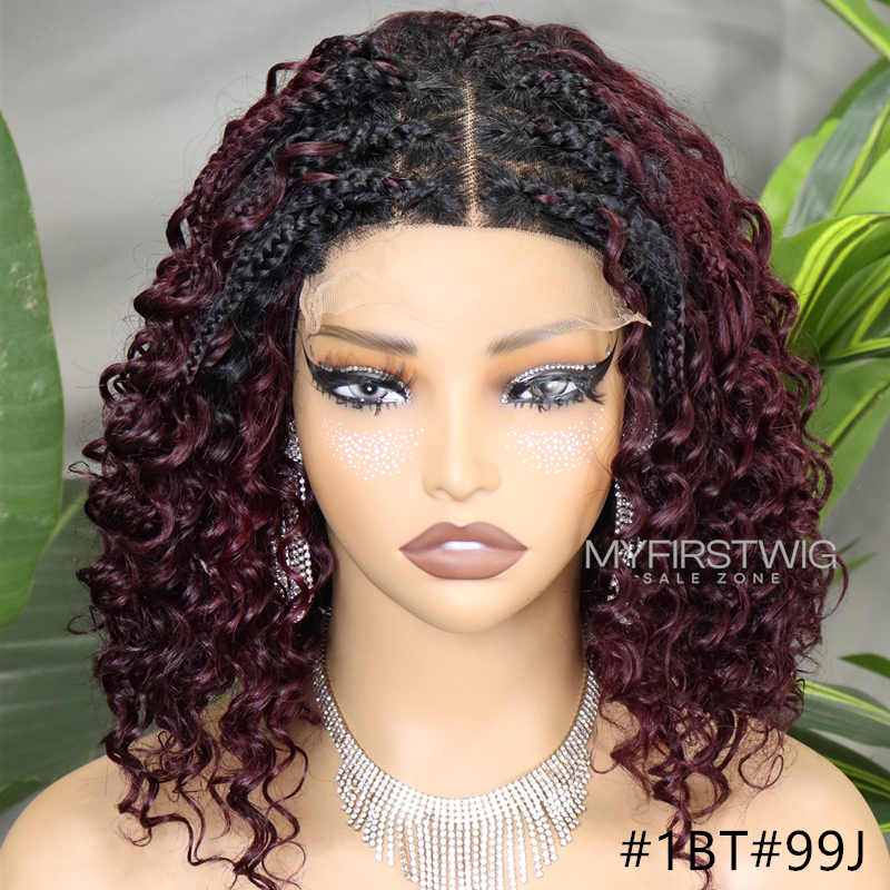 12 Zoll Bob mit Pony Perücke HD Lace Wear &amp; Go kleberlose Perücke - CLB012