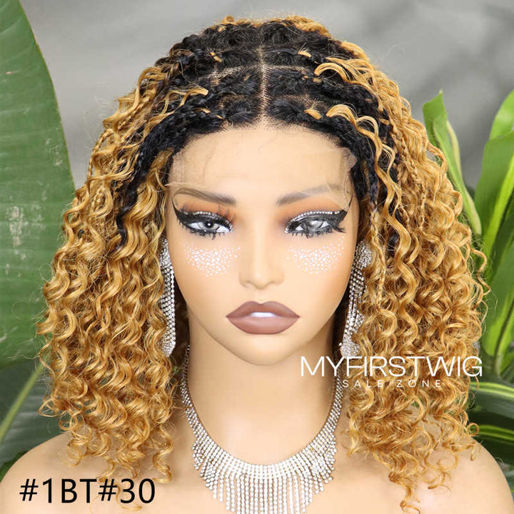 12 Zoll Bob mit Pony Perücke HD Lace Wear &amp; Go kleberlose Perücke - CLB012