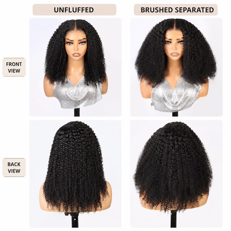 12 Zoll Bob mit Pony Perücke HD Lace Wear &amp; Go kleberlose Perücke - CLB012