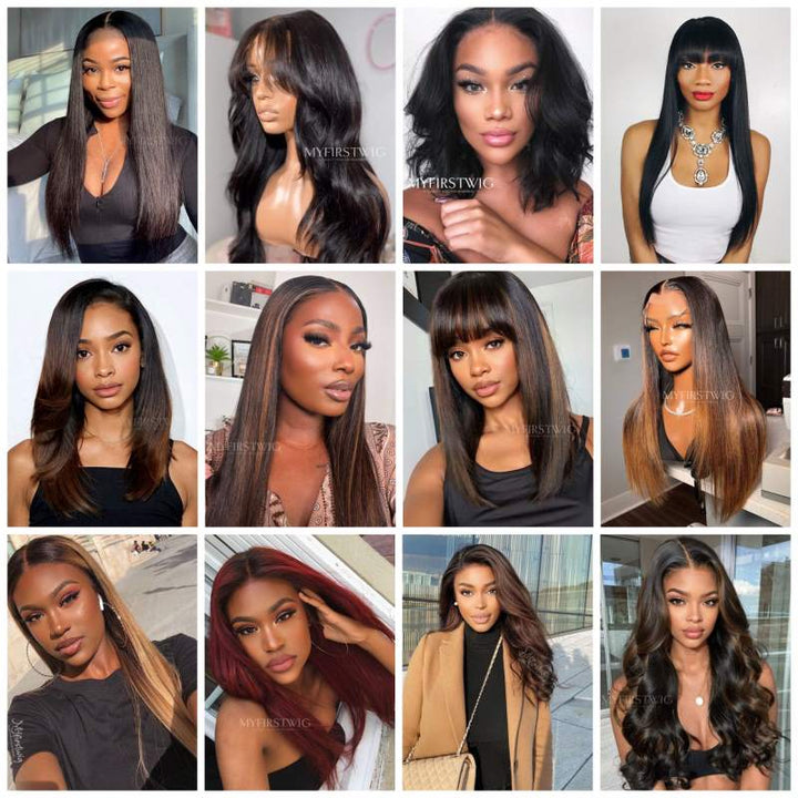 14-24 Inch Malaysian HD Swiss Lace Knotless 5x5 Wear & Go Glueless Wig - HSK001