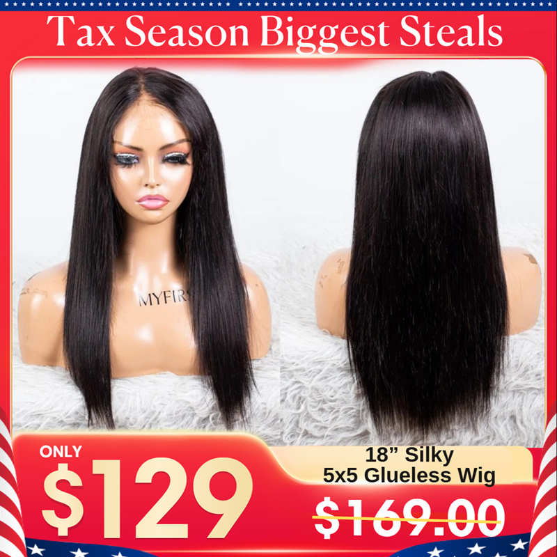 13x6 Yaki Kurzhaar Bob Unsichtbare, kleberlose Lace Front Perücke - NCB002