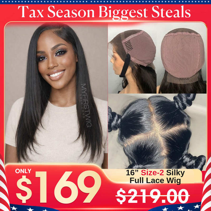 13x6 Yaki Kurzhaar Bob Unsichtbare, kleberlose Lace Front Perücke - NCB002